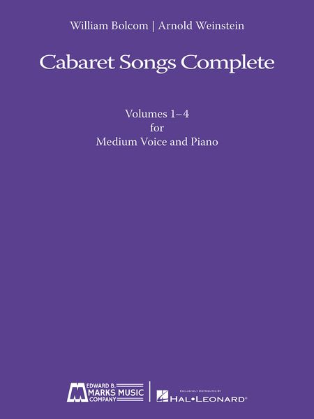 Cabaret Songs Complete, Volumes 1-4 : For Medium Voice and Piano.