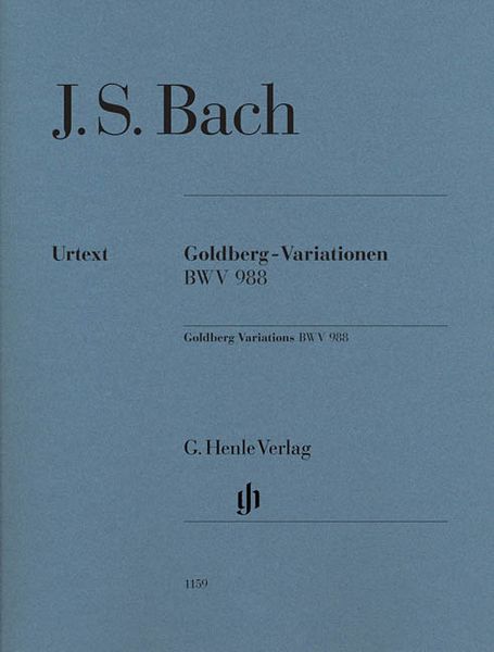 Goldberg Variations, BWV 988 : For Piano.