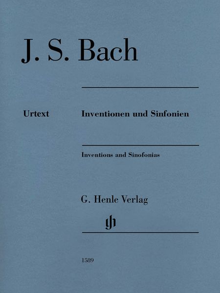 Inventions and Sinfonias, BWV 772-801 : For Piano.