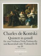 Quintett, Op. 26 In G-Moll : Für Zwei Violinen, Viola, Violoncello Und Kontrabass Oder Cello II.