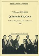 Quintet In Eb, Op. 8 : For Flute, Oboe, Clarinet, Horn and Bassoon.