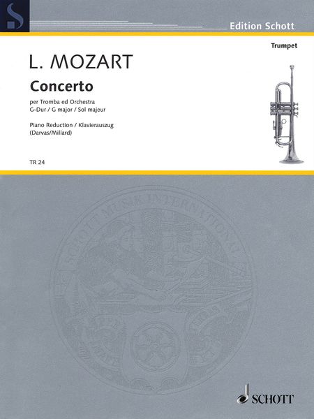 Concerto : Per Tromba Ed Orchestra G-Dur / edited by Gabor Darvas.