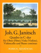 Quadro In C-Dur : Für Oboe (Flöte), Viola (Violine), Violoncello und Basso Continuo.