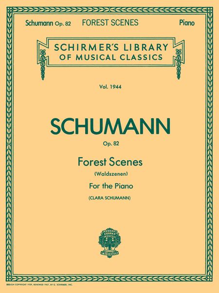 Forest Scenes, Op. 82 (Ed. C. Schumann).