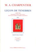 Lecon De Tenebres A Tre Voci, Due Flauti Dolci E Basso Continuo, H91 / Ed. Giuseppe Schinaia.