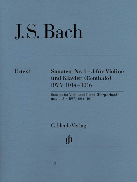 Sonaten Für Violine und Klavier (Cembalo), Nos. 1-3.