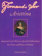Ariettina : For Voice and Piano Or Guitar / Guitar Transcription by Matanya Ophee.
