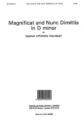 Magnificat and Nunc Dimittis In D Minor : For SATB and Organ.