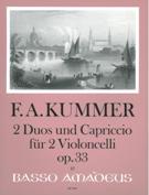 Zwei Duos und Capriccio, Op. 33 : Für Zwei Violoncelli / edited by Yvonne Morgan.