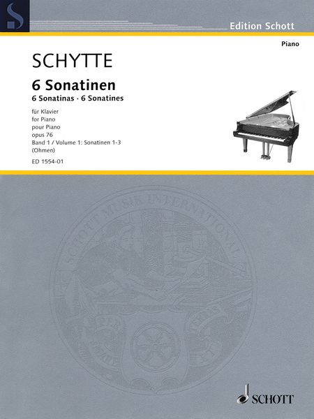 6 Sonatinen, Op. 76 : Für Klavier - Band 1, Sonatinen 1-3 / edited by Wilhelm Ohmen.