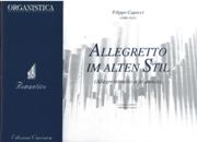Allegretto Im Alten Stil : Per Organo / edited by Gilberto Sessantini.