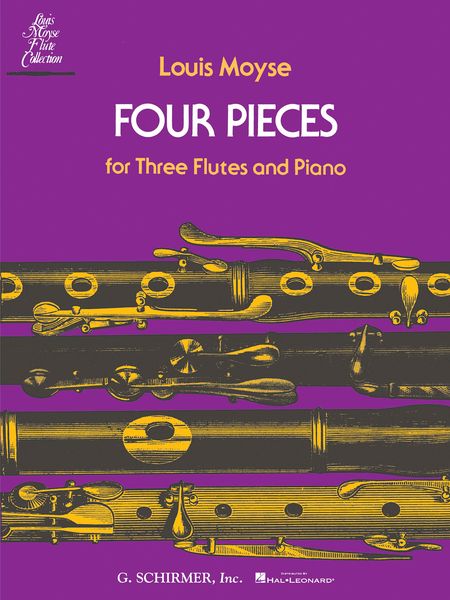 Four Pieces : For Three Flutes and Piano.