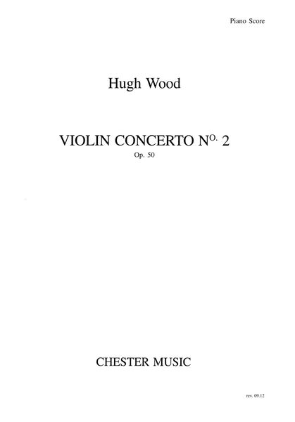 Violin Concerto No. 2, Op. 50 (2008) - Piano reduction.