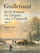 Sechs Sonaten, Op. 3 : Für 2 Fagotte Oder 2 Violoncelli / edited by Bernhard Päuler.