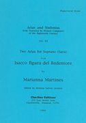 Two Arias For Soprano (Sara) From Isacco Figura Del Redentore - Vocal Score W/ Oboe Solo.