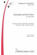 Serenade Auf Dem Meer : Für Sopran, Violine, Englischhorn und Klavier / Ed. Jeannette la-Deur.