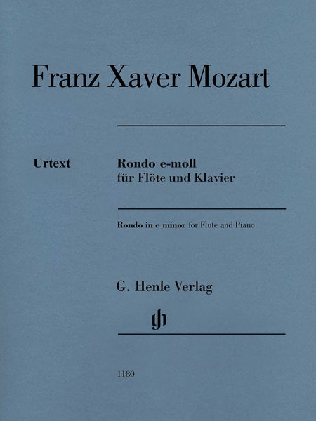 Rondo E-Moll : Für Flöte und Klavier / edited by Karsten Nottelmann.