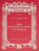 Missa Ego Delectabor In Domino : For Soloists, Chorus, Two Violins and Continuo.