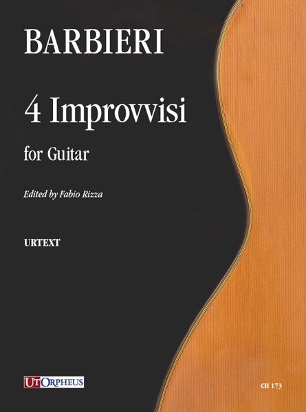 4 Improvvisi : For Guitar / edited by Fabio Rizza.
