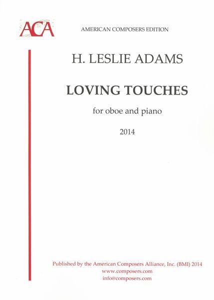 Loving Touches : For Oboe and Piano (2014).