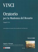 Oratorio Per la Madonna Del Rosario (Napoli 1725) / Ed. Giampero Piero Locatelli & Nicolo Maccavino.
