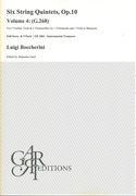 Six String Quintets, Op. 10, Vol. 4 : G.268 / edited by Alejandro Garri.
