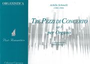 Tre Pezzi Di Concerto, Op. 3 : Per Organo / edited by Gilberto Sessantini.