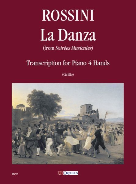 Danza, From Soirées Musicales : For Piano 4 Hands.
