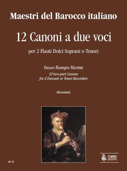 12 Two-Part Canons : For Descant Or Tenor Recorders.