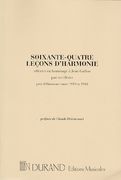 64 Leçons d'Harmonies De Offertes En Hommage A Jean Gallon : Par Les Élèves.