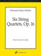 Six String Quartets, Op. 16 / edited by Nancy November.