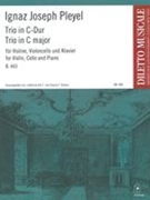 Trio In C-Dur, B. 443 : Für Violine, Violoncello und Klavier / Ed. John F. and Virginia F. Strauss.