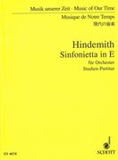 Sinfonietta In E : Für Orchester.