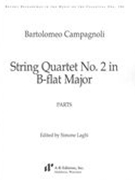 String Quartet No. 2 In B Flat Major / edited by Simone Laghi.