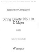 String Quartet No. 1 In D Major / edited by Simone Laghi.