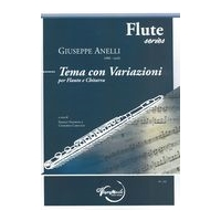 Tema Con Variazioni : Per Flauto E Chitarra / Ed. Franco Vigorito and Costabile Caruccio.