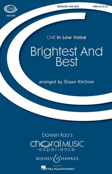 Brightest and Best : For TTBB and Piano Accompaniment / arr. Shawn Kirchner.