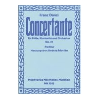 Concertante : For Flute, Clarinet and Orchestra / Ed. by Johanna Adorján.