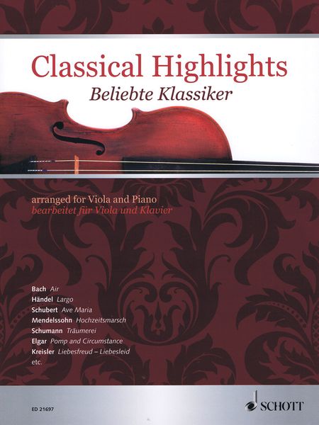 Classical Highlights : For Viola and Piano / arranged by Kate Mitchell.