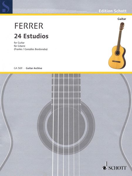 24 Estudios : For Guitar / edited by Jens Franke and Marta Gonzalez Bordonaba.