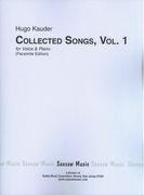 Collected Songs, Volume 1 : For Voice and Piano.