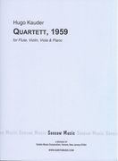 Quartett, 1959 : For Flute, Violin, Viola and Piano.