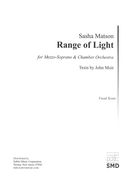 Range of Light : For Mezzo-Soprano and Chamber Orchestra (1995).