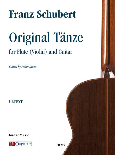Original Tänze : For Flute (Violin) and Guitar / edited by Fabio Rizza.
