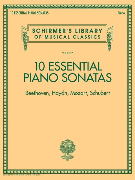 10 Essential Piano Sonatas : Beethoven, Haydn, Mozart, Schubert.