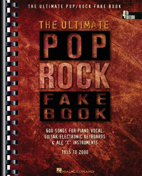 Ultimate Pop/Rock Fake Book - 4th Edition.