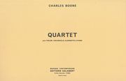 Quartet : Pour Violon, Violoncelle, Clarinette et Piano.