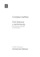 Con Bravura Y Sentimiento (4. Streichquartett) : Para Cuarteto De Cuerda (1991).