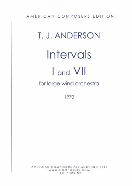 Intervals - Sets I and VII : For Orchestra (1970).