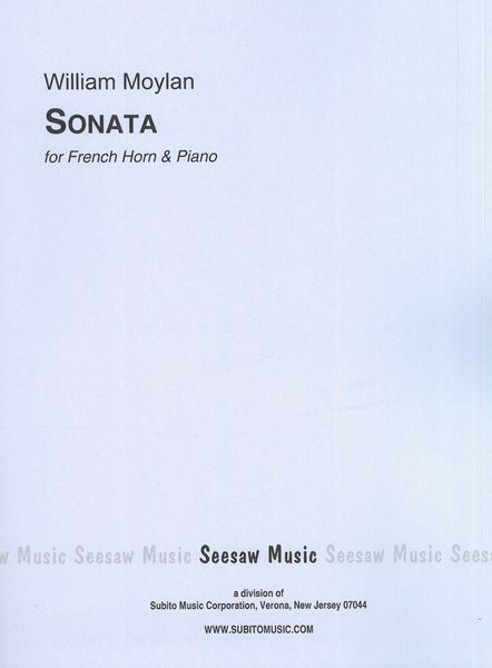 Sonata : For French Horn and Piano (1982).